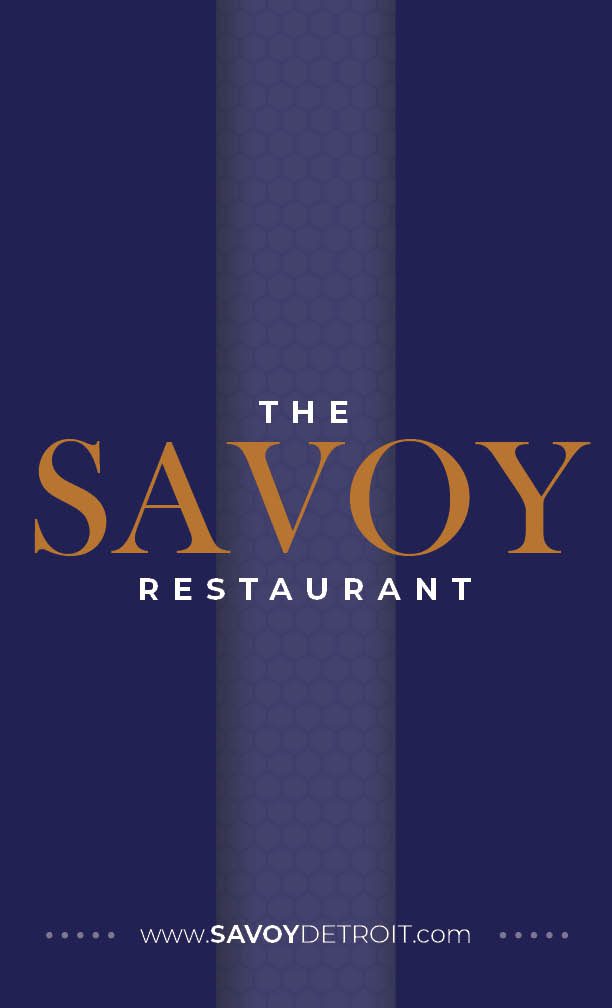 Dinner Menu | SAVOY Restaurant