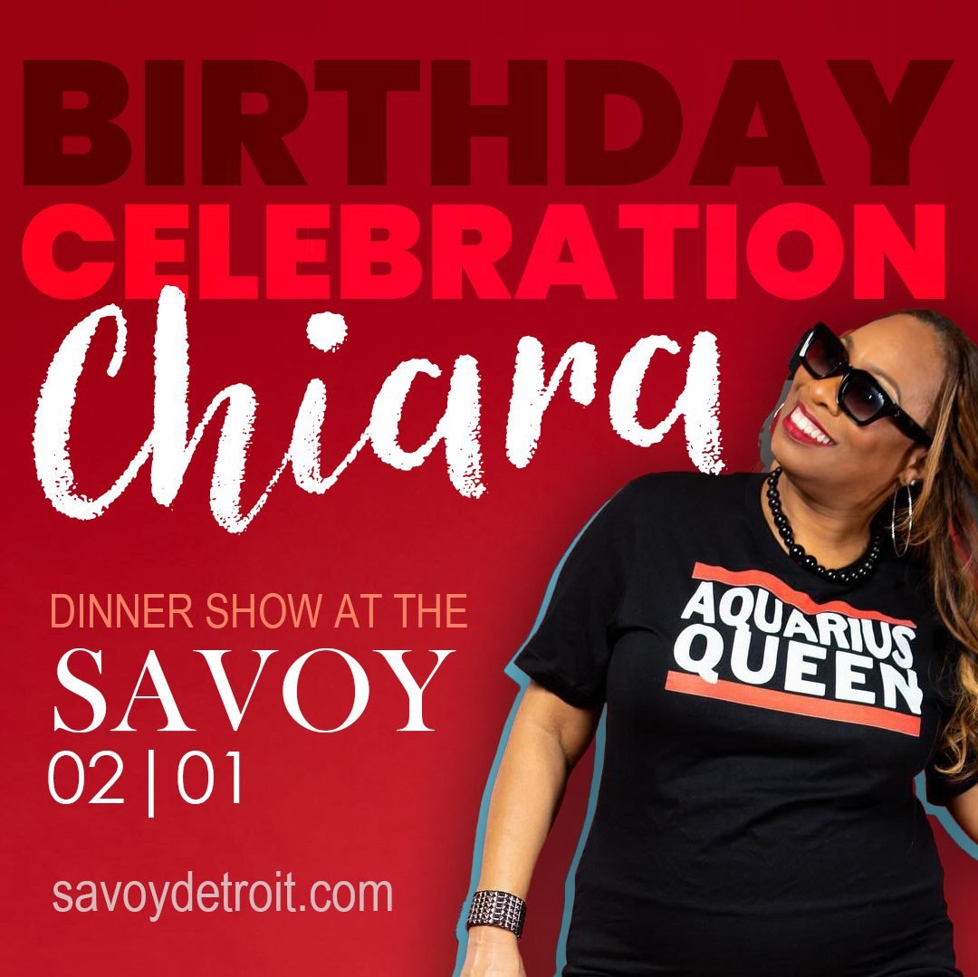 Join us for a very special birthday celebration for our Aquarius Queen, Chiara!